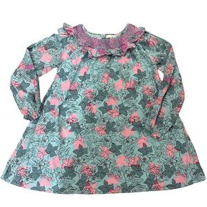 Peek Pink and Blue Floral Cotton dress size 10